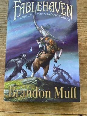 Fablehaven: Grip of the Shadow Plague by Brandon Mull - Purple Cover